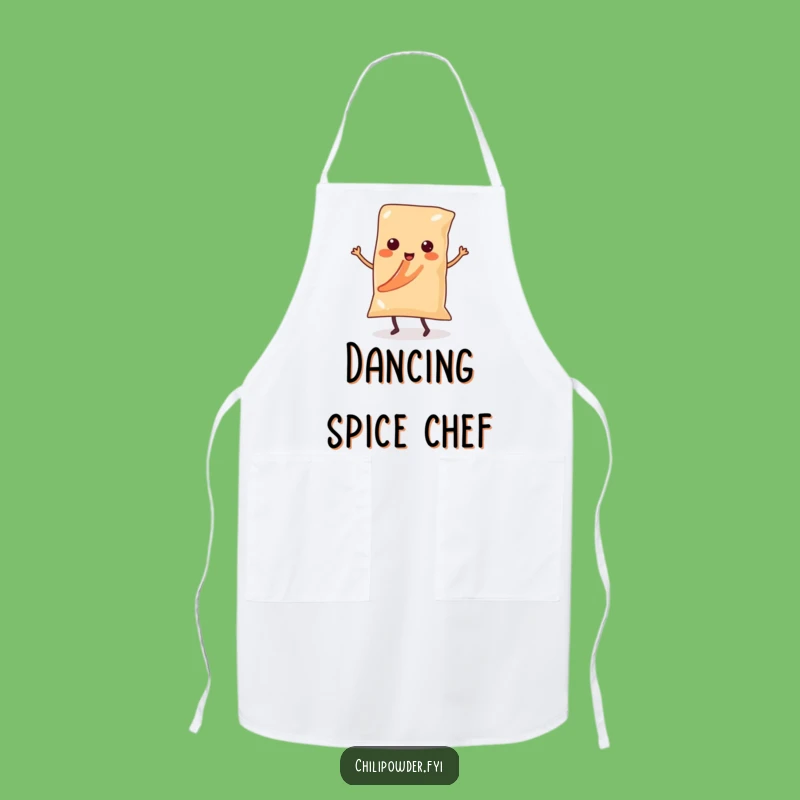 Funny Kawaii Chili Powder Salsa Dancer Apron - Cook with Spice Gift