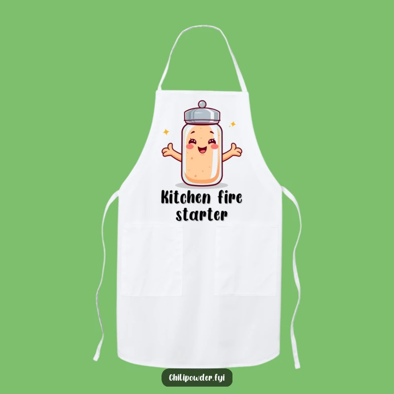Funny Kawaii Chili Shaker Apron - Cook with Smiles and Spice