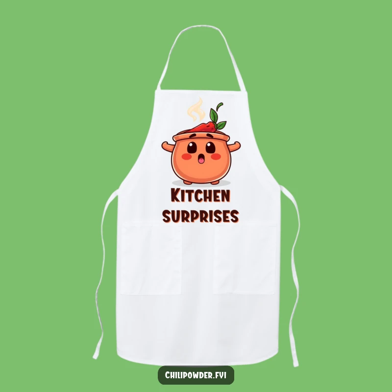Funny Chili Pot Apron: Cook with Surprise and Steamy Humor