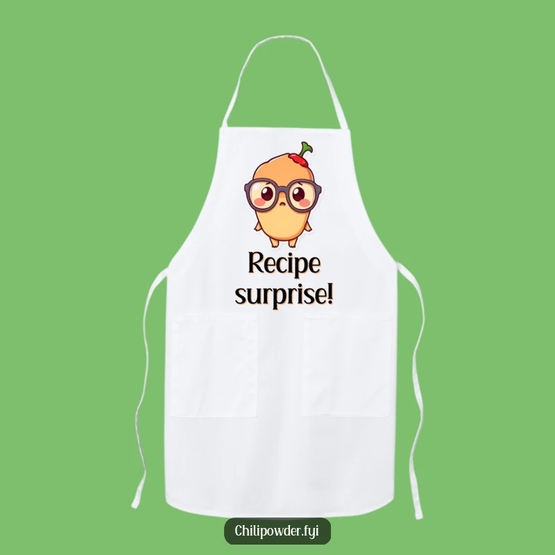 Funny Kawaii Chili Powder Apron: Cook with Cute Surprise