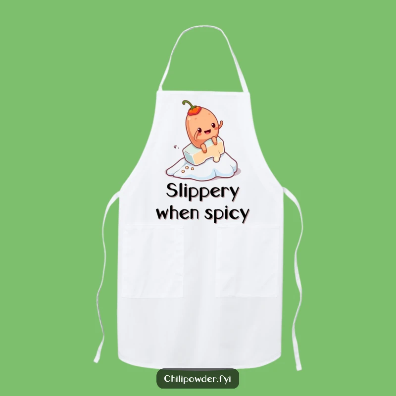 Funny Kawaii Chili Powder Kitchen Apron A Hilarious Cooking Gift
