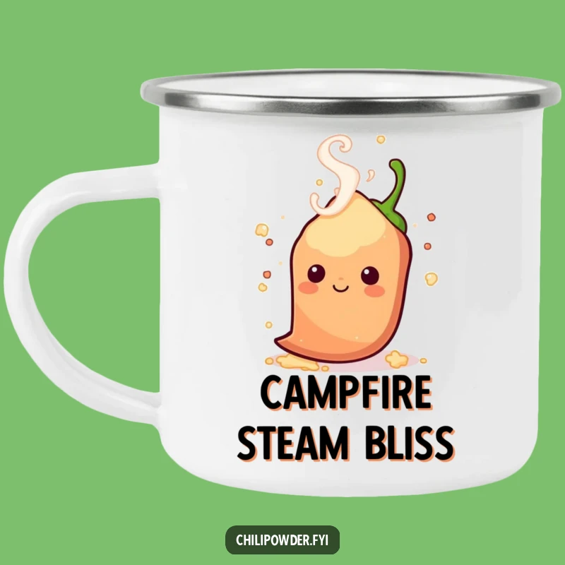 Funny Steamy Chili Camp Mug - Playful Heat for Adventures