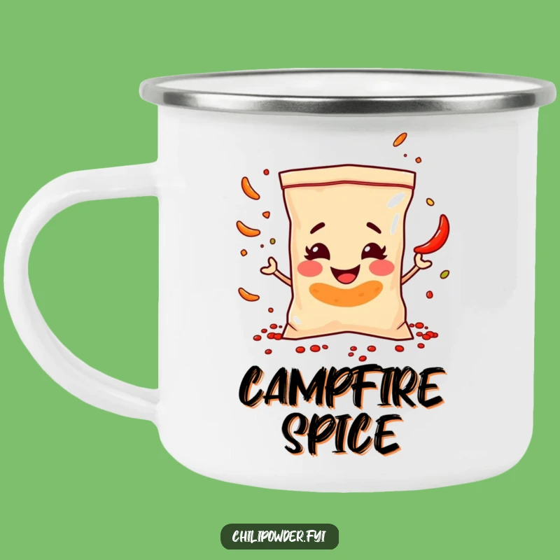 Funny Chili Juggling Camping Mug: Adventure with Spice and Laughs