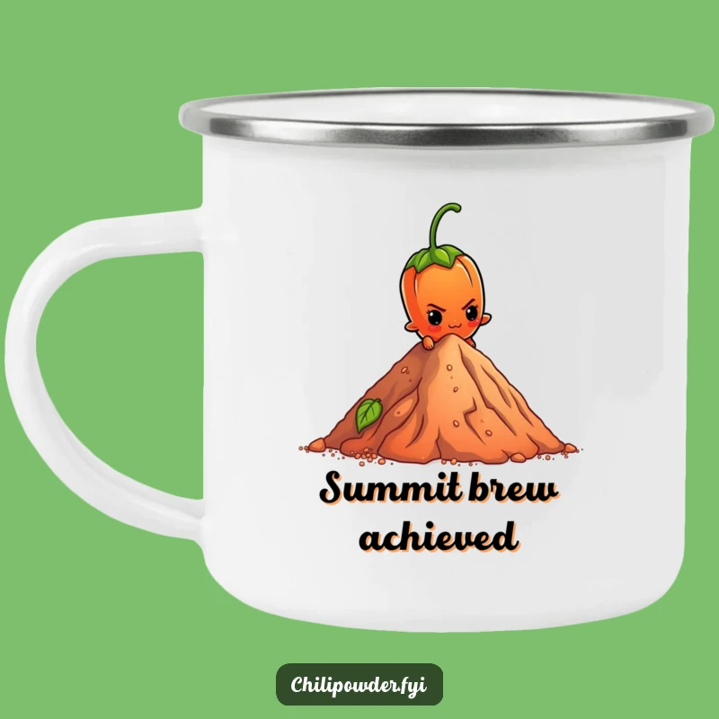 Funny Chili Climber Camping Mug: Fuel Your Ascent Outdoors