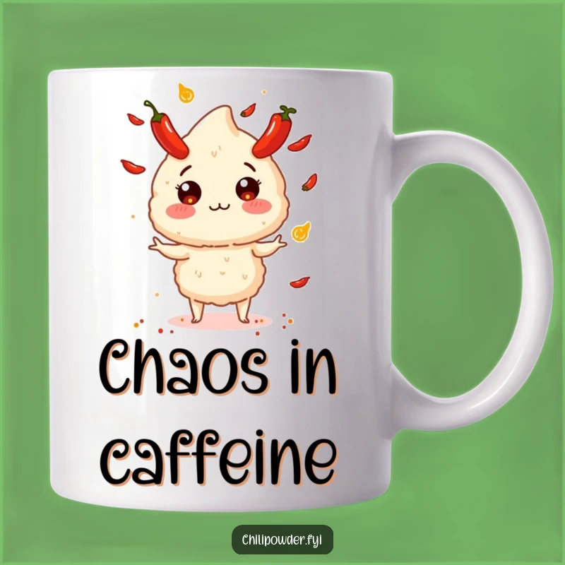 Funny Chili Powder Juggling Mug - Hilarious Exploding Pepper Gift for Daredevils