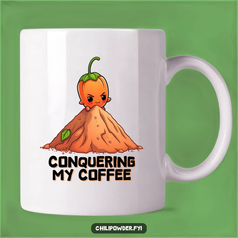 Funny Chili Climber Mug: Conquer Your Day with Spice!