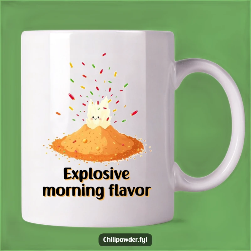 Funny Chili Powder Explosion Mug: A Hilarious Spicy Confetti Gift for Spice Lovers