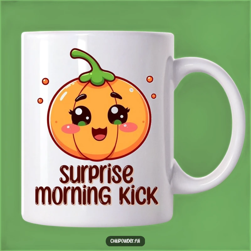 Funny Chili Powder Surprise Mug: A Hilarious Gift for Wide-Eyed Spice Lovers