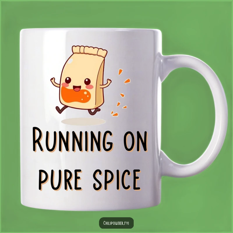Funny Kawaii Chili Pouch Running Mug - Spice Trail Humor Gift