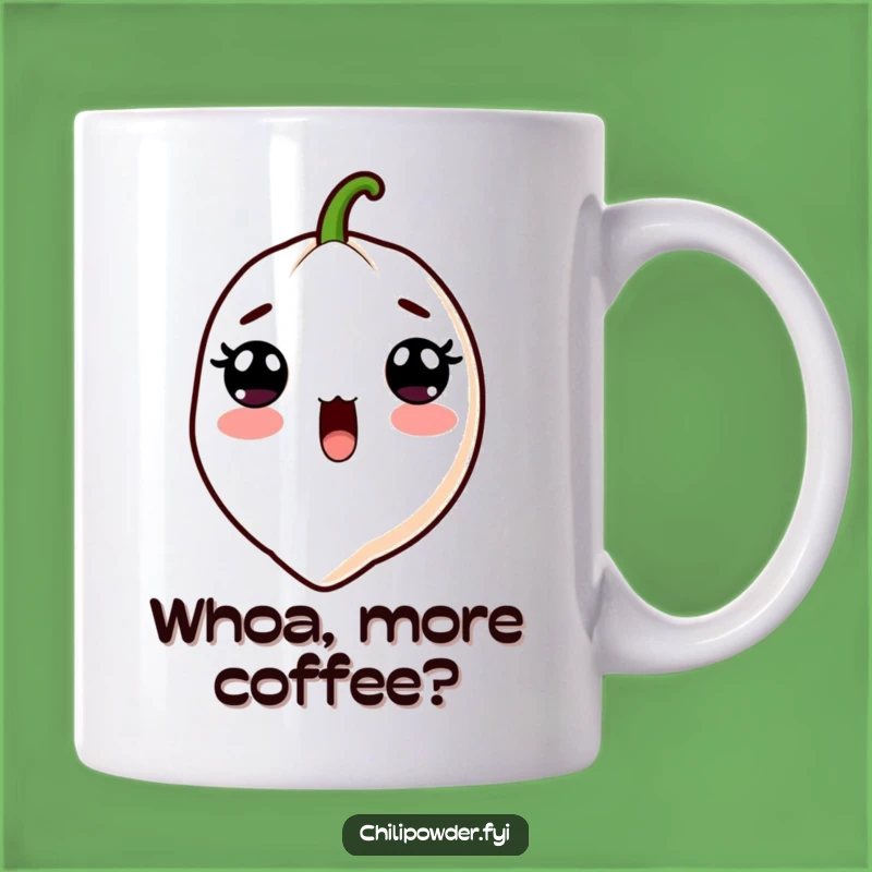 Funny Kawaii Chili Powder Surprise Mug - Hilarious Spicy Reaction Gift