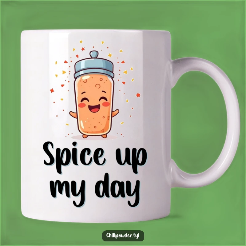 Funny Chili Powder Confetti Mug: Spice Up Your Life, Perfect Humorous Gift!