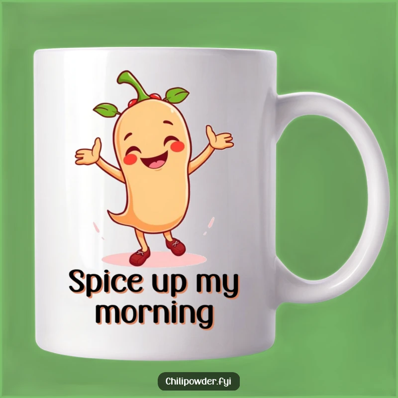 Funny Salsa Dancing Chili Powder Mug: A Hilarious Gift for Spice Lovers!