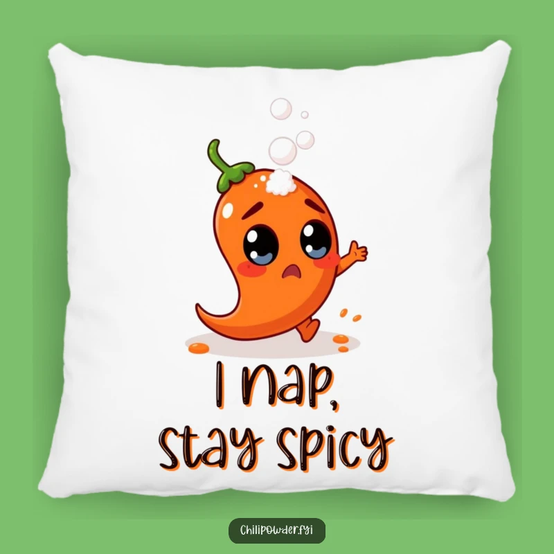Chili Powder Dodge Pillow - Funny Surprised Spice Comfort