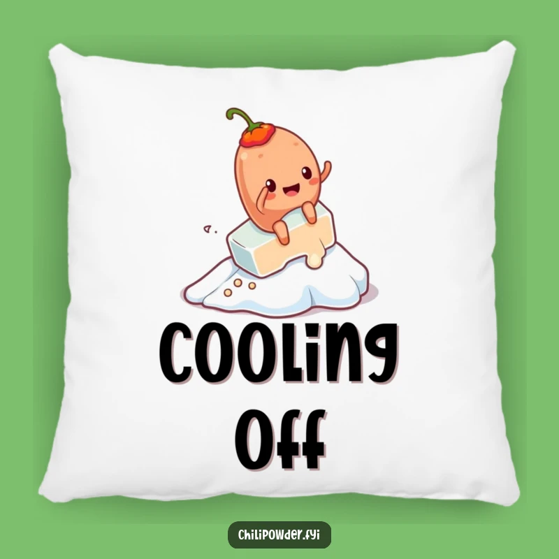 Funny Kawaii Chili Powder Ice Cube Pillow A Comfy Gift