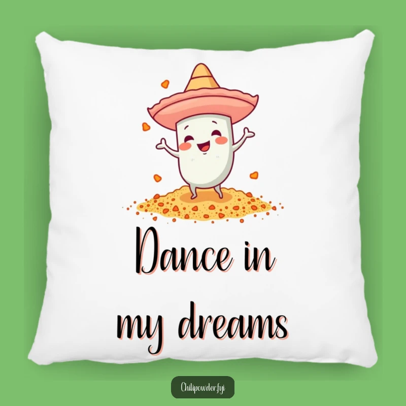 Comfortable Funny Dancing Chili Powder Sombrero Pillow: Fiesta Cushion Gift