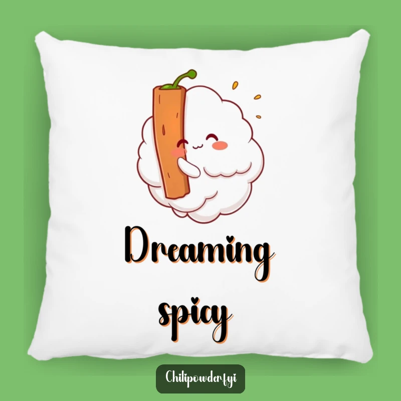 Funny Kawaii Chili Powder Cloud Pillow A Comfy Whimsical Gift