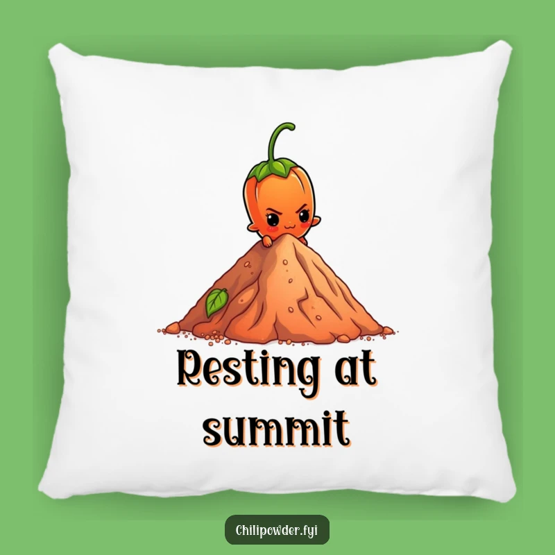 Funny Chili Climber Pillow: Comfort Meets Determination