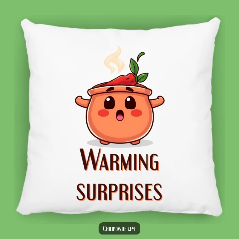 Funny Chili Pot Pillow: Comfy Surprise for Cozy Moments Gift