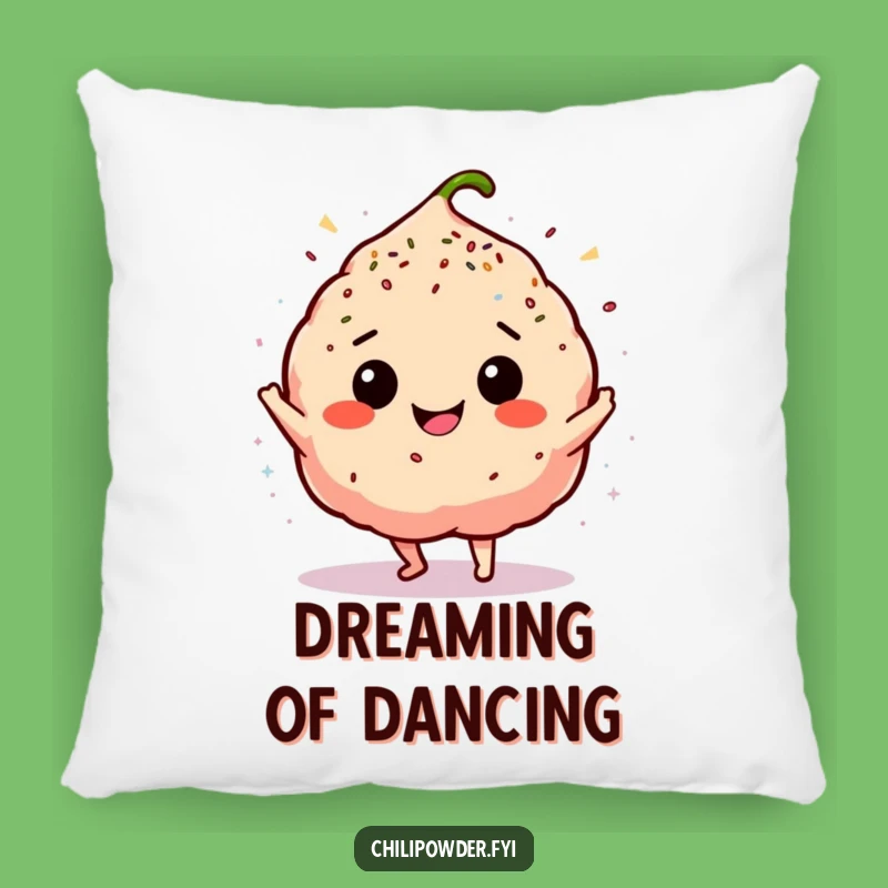 Funny Chili Powder Dance Pillow - Cozy and Hilarious Sprinkled Accent