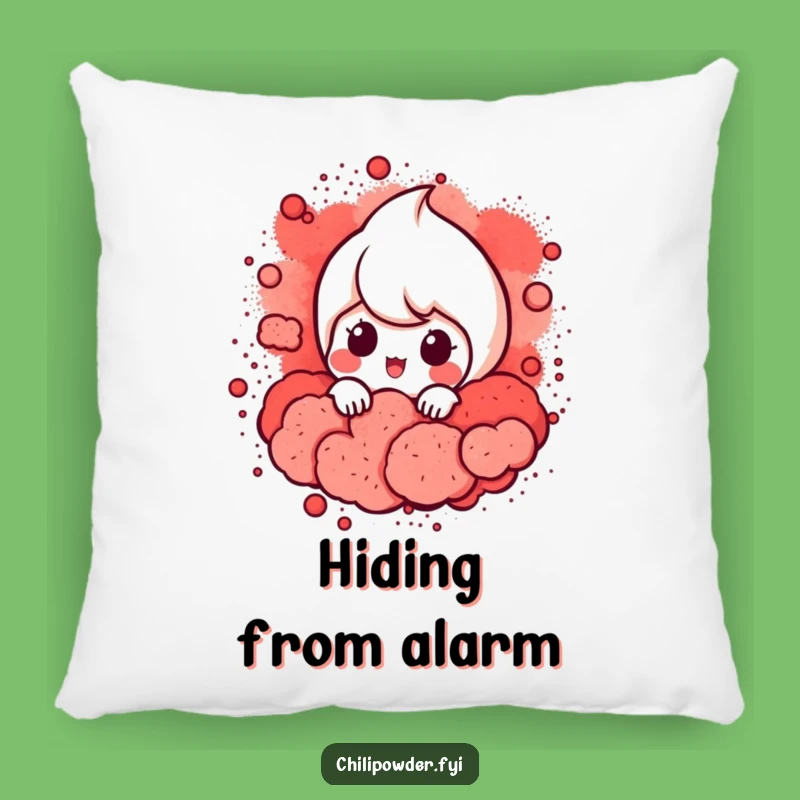 Funny Chili Powder Peek Pillow: Cozy Comfort with a Hint of Mystery