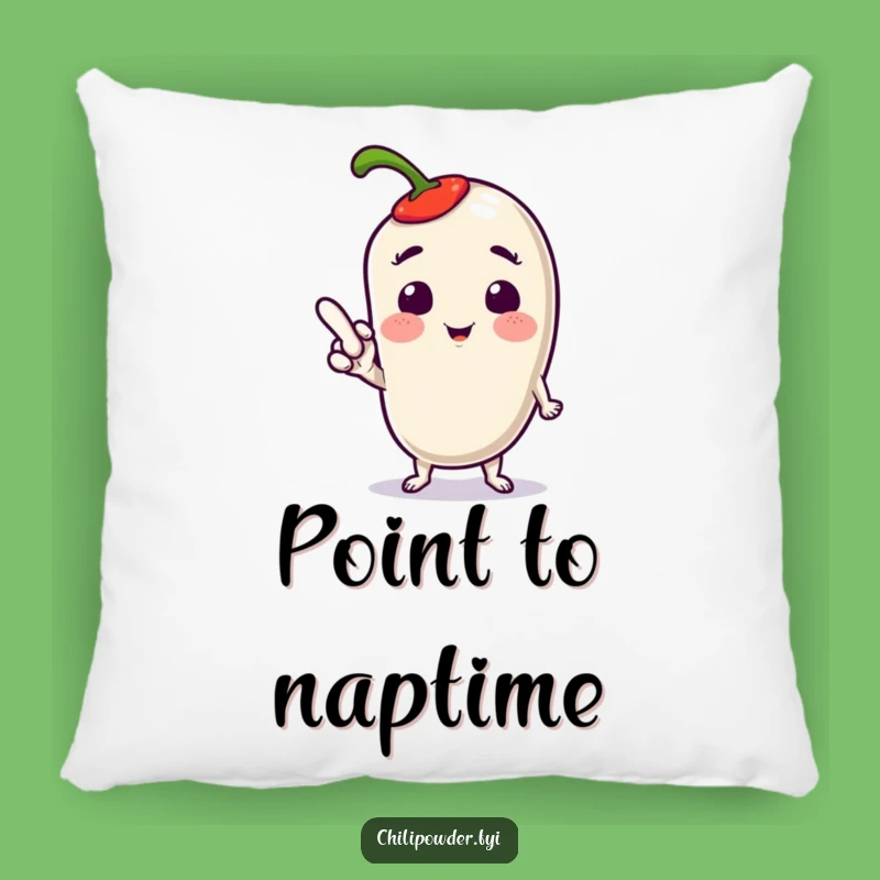 Funny Kawaii Chili Pose Pillow: Cozy Up in Playful Style