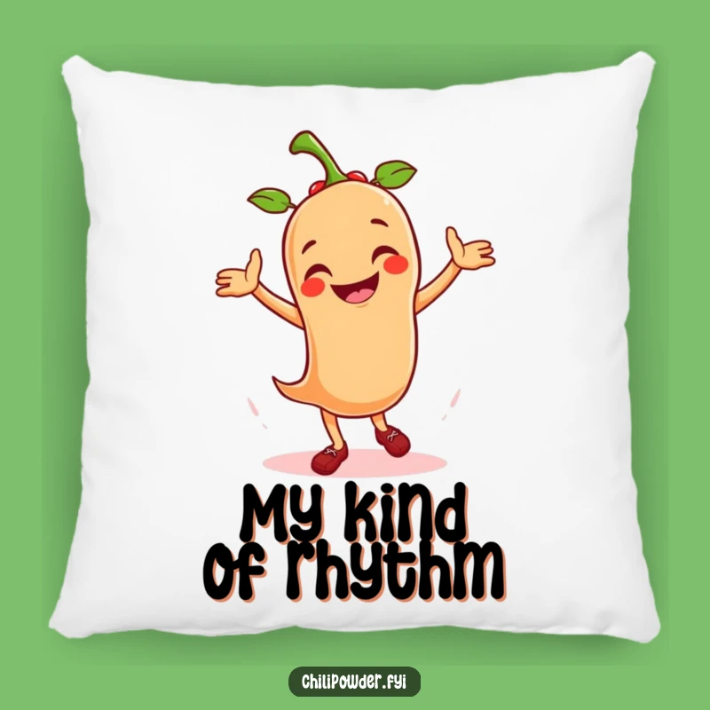 Funny Salsa Dancing Chili Powder Pillow: Comfy Cuddles with a Spicy Kick!