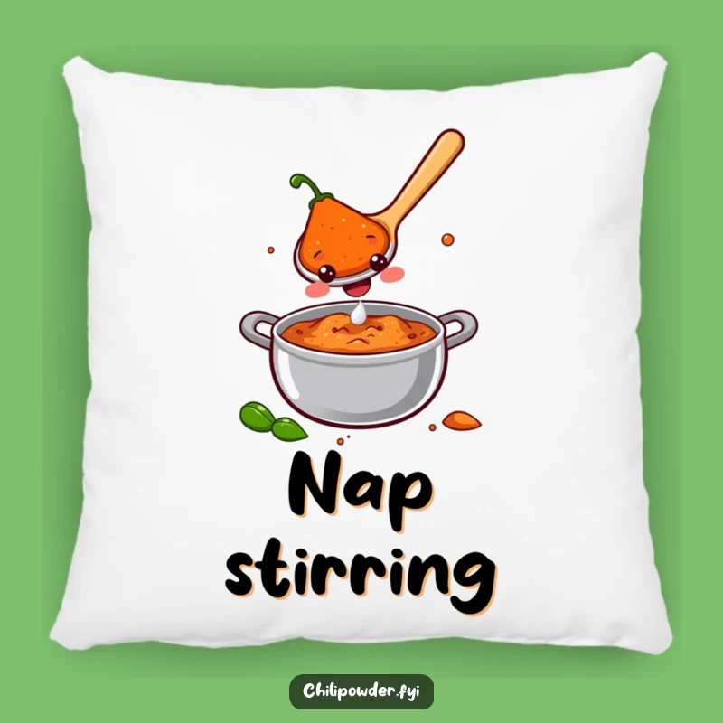Funny Chili Spoon Joy Pillow: Cozy Comfort with a Stir of Laughter