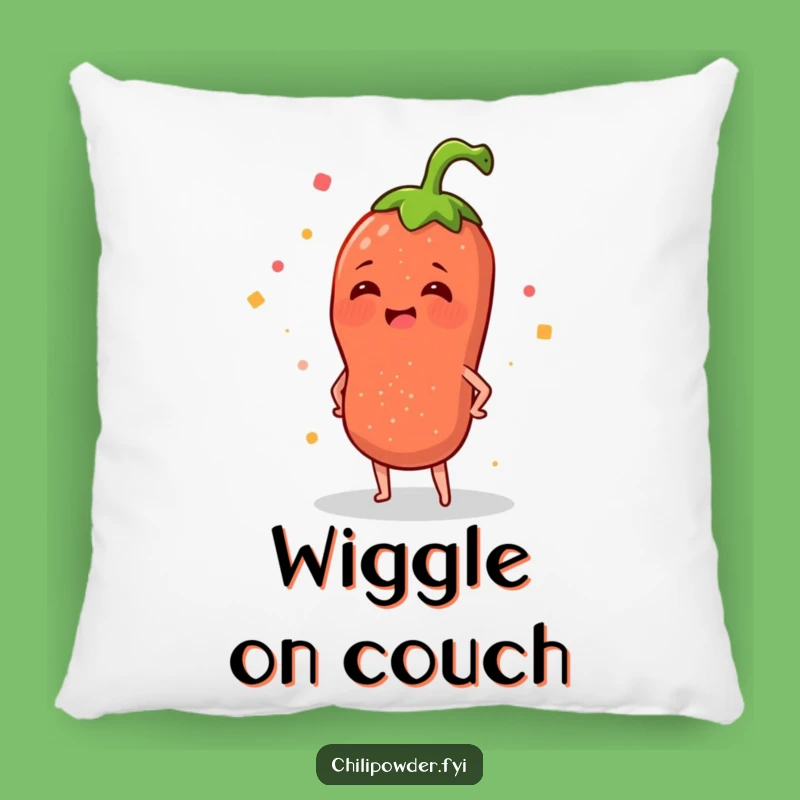 Funny Chili Sprinkle Pillow: Comfy Merriment for Cozy Spaces Gift
