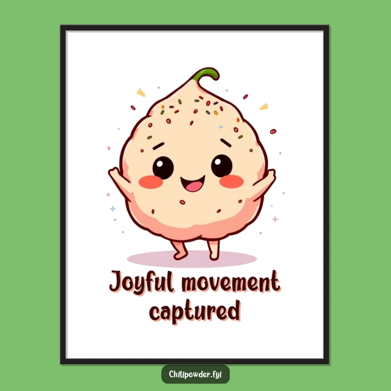 Funny Chili Powder Dance Digital Art - Hilarious Sprinkled Spice Print