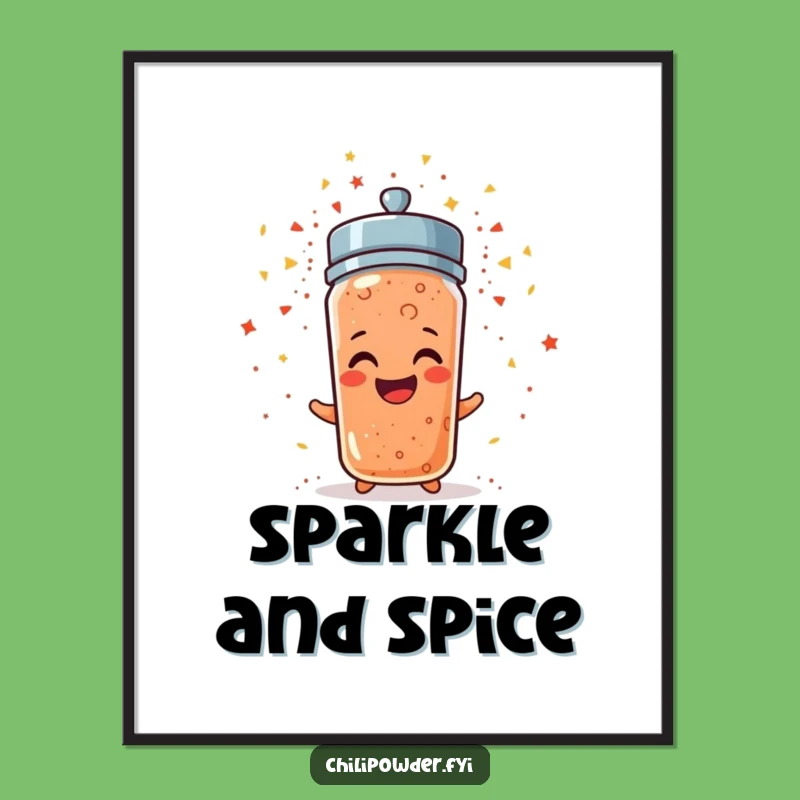 Funny Chili Confetti Digital Art: Party Explosion Download, Instant Funny Gift!