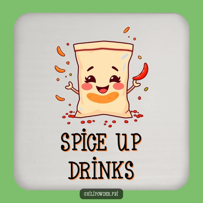 Funny Chili Juggling Coaster: Protect Surfaces with Spice and Smiles