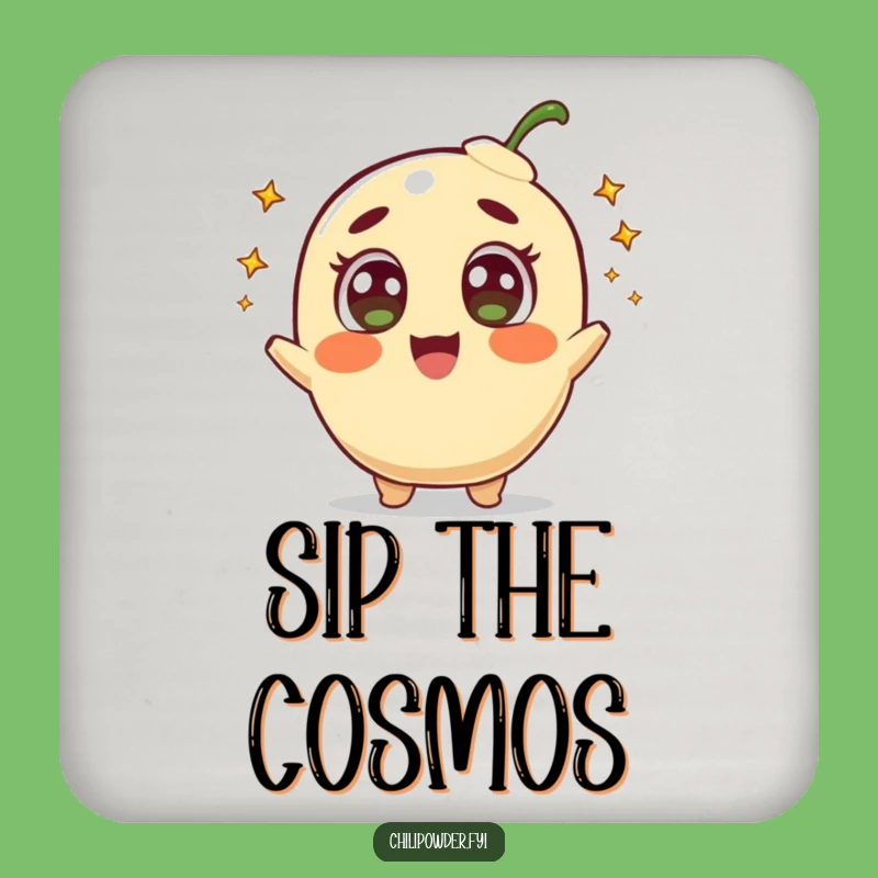 Funny Comet Chili Coaster: Protect Tables with Cosmic Style!