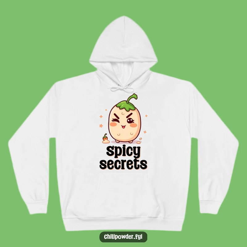 Cozy Funny Chili Wink Hoodie - Warm Mischief for Cold Days
