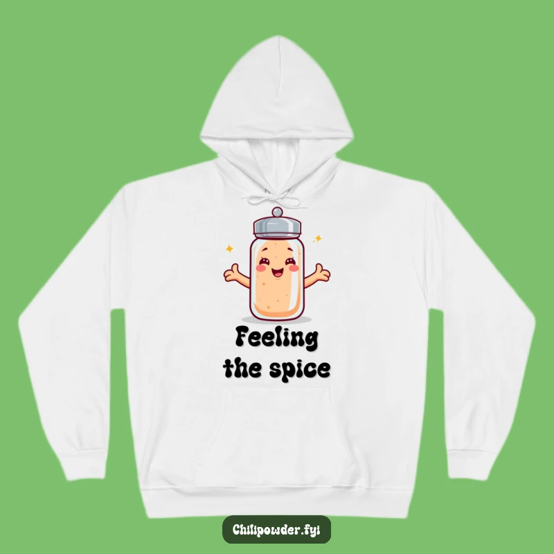Cozy Funny Kawaii Chili Shaker Hoodie - Warm Hugs and Spicy Vibes