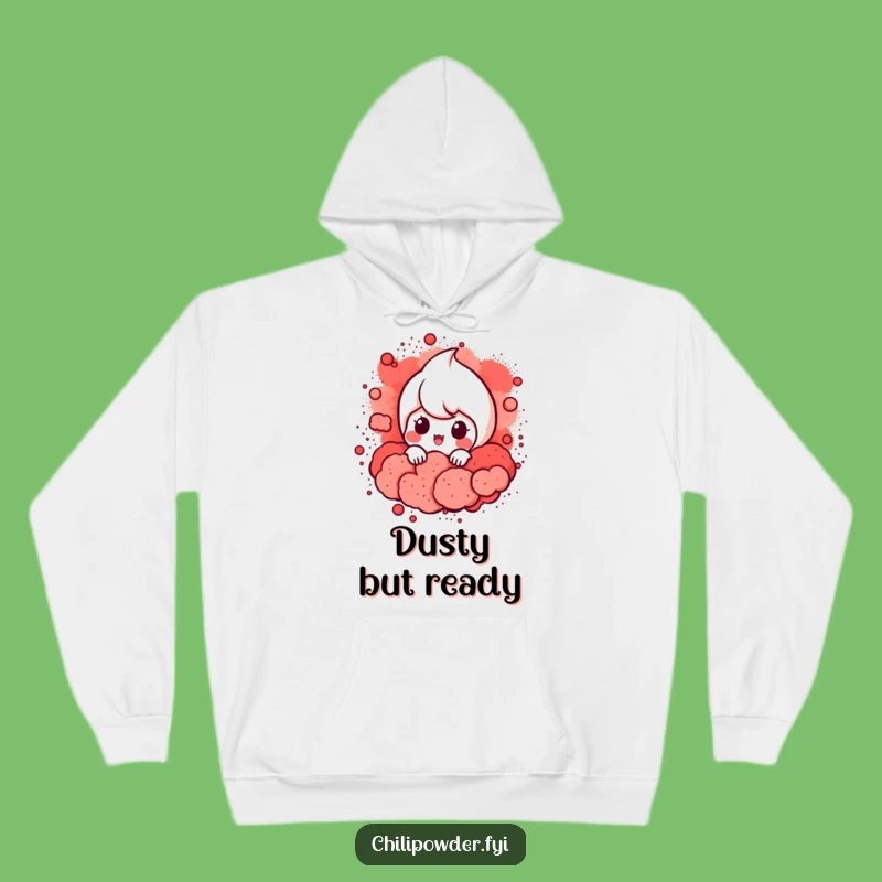 Funny Chili Powder Peek Hoodie: Cozy Mystery and Warmth