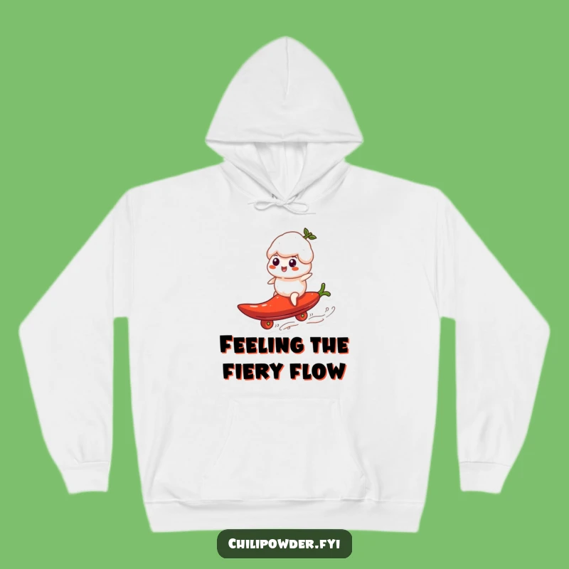 Funny Chili Powder Surf Hoodie - Cozy and Hilarious Pepper Rolling Gift for Cold Days