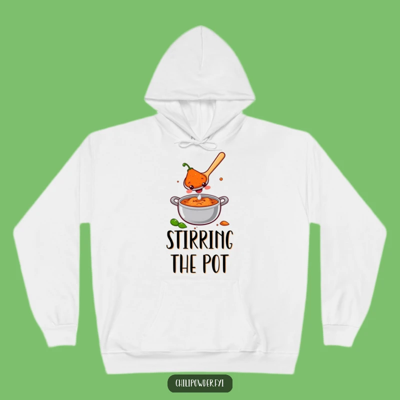 Funny Chili Spoon Joy Hoodie: Cozy Up with Warmth and Spicy Cheer