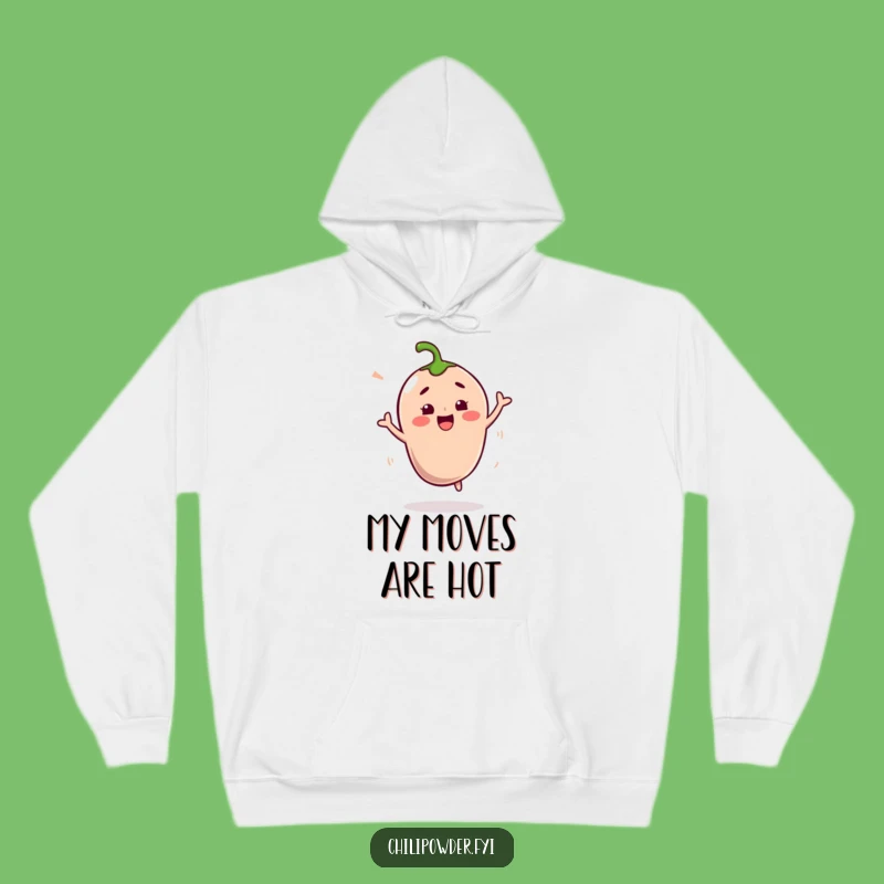 Funny Kawaii Chili Powder Shimmy Hoodie: Cozy Up with Spicy Humor and Style
