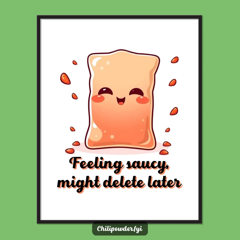 Free Printable Wall Art: Juggling Kawaii Chili Pouch Hilarious Downloadable Home Decor