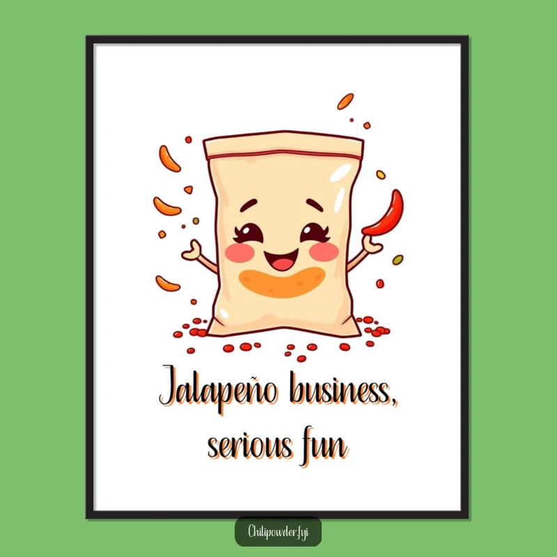 Mischievous Chili Juggling Free Printable Wall Art - Funny Downloadable Decor