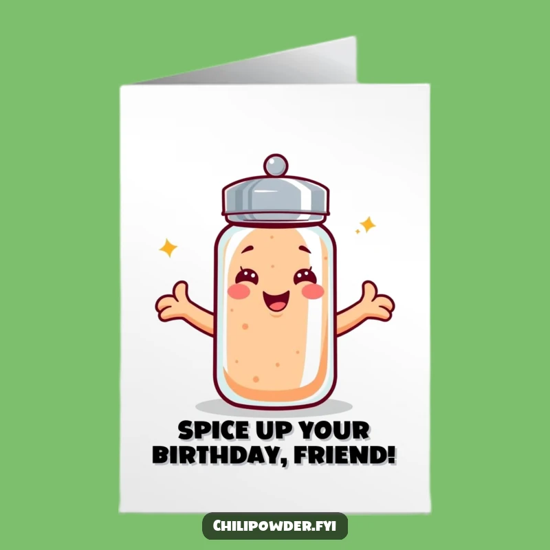 Free Printable Birthday Card: Kawaii Chili Shaker Hugs for a Hilarious Celebration