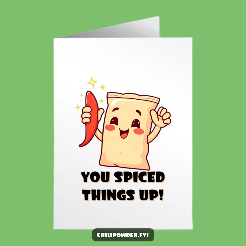 Free Printable Congrats Card: Chili Bag High-Five, Celebrate Your Awesome Win!