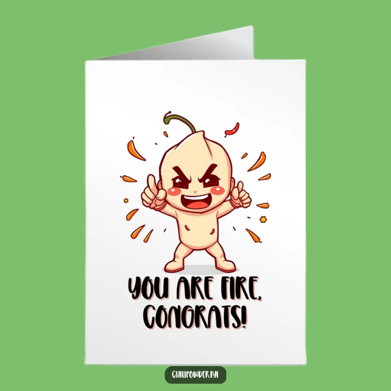 Free Printable Congrats Card: Dramatic Chili Funny Downloadable Celebration