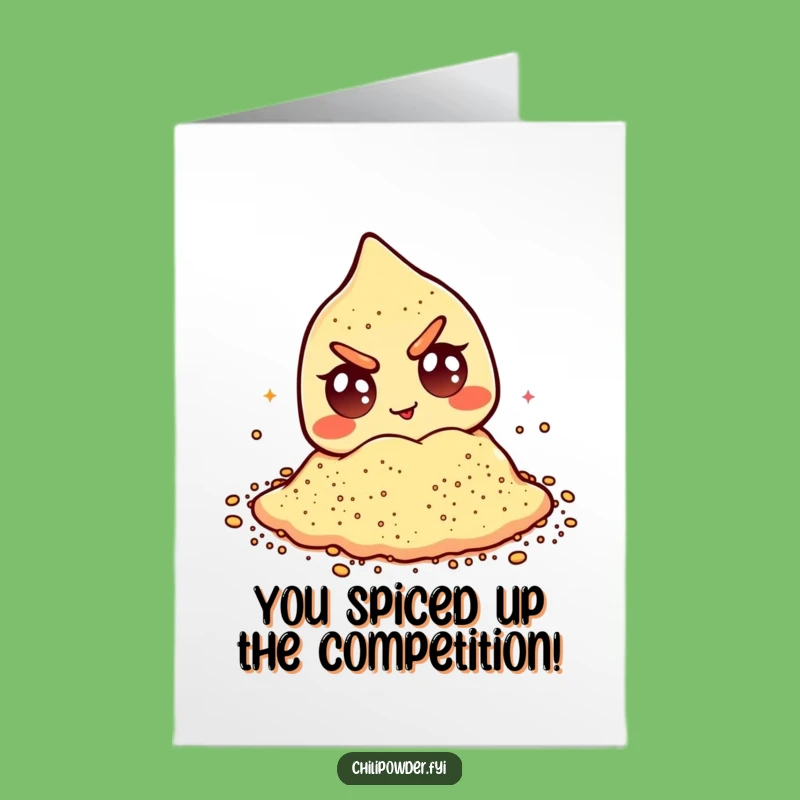 Free Printable Winking Chili Powder Congrats Card - Funny Downloadable