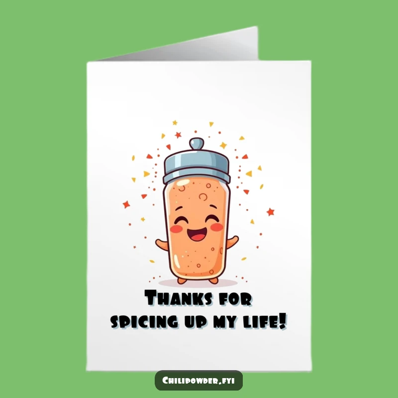 Free Printable Funny Thank You Card: Chili's Grateful Sparkle!