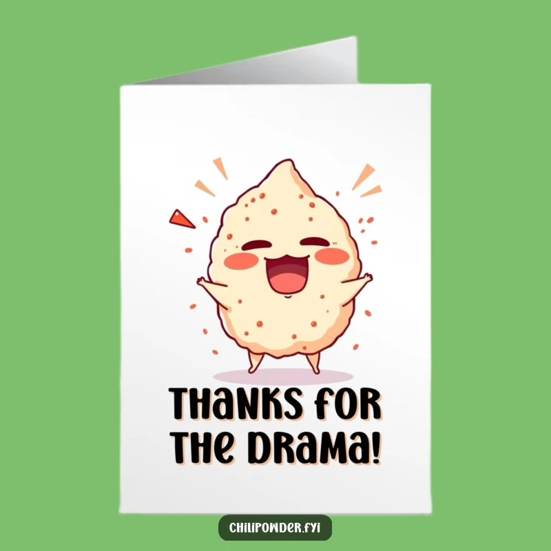 Free Printable Thank You Card: Chili Puff Tantrum Yay, Print at Home