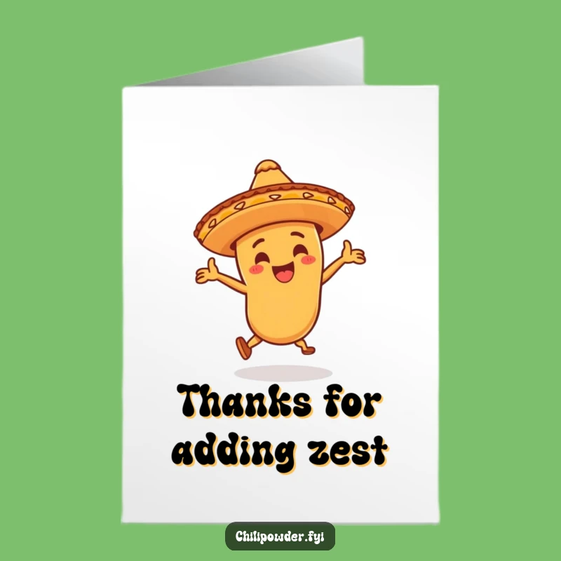 Free Printable Thank You Card: Fiesta Thanks, Dance Your Gratitude, DIY Gift