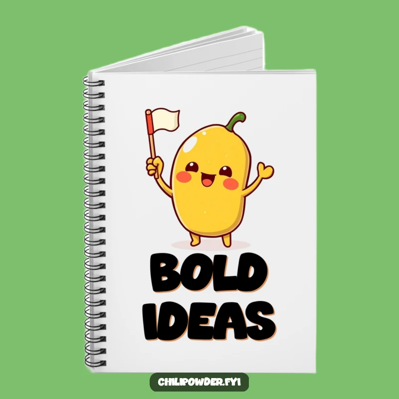 Funny Kawaii Chili Powder Ideas Notebook: Jot Down Spicy Thoughts