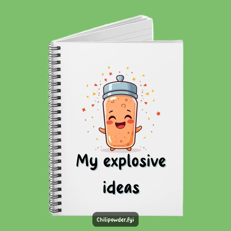 Funny Chili Confetti Notebook: Jot Down Party Ideas with Spice!