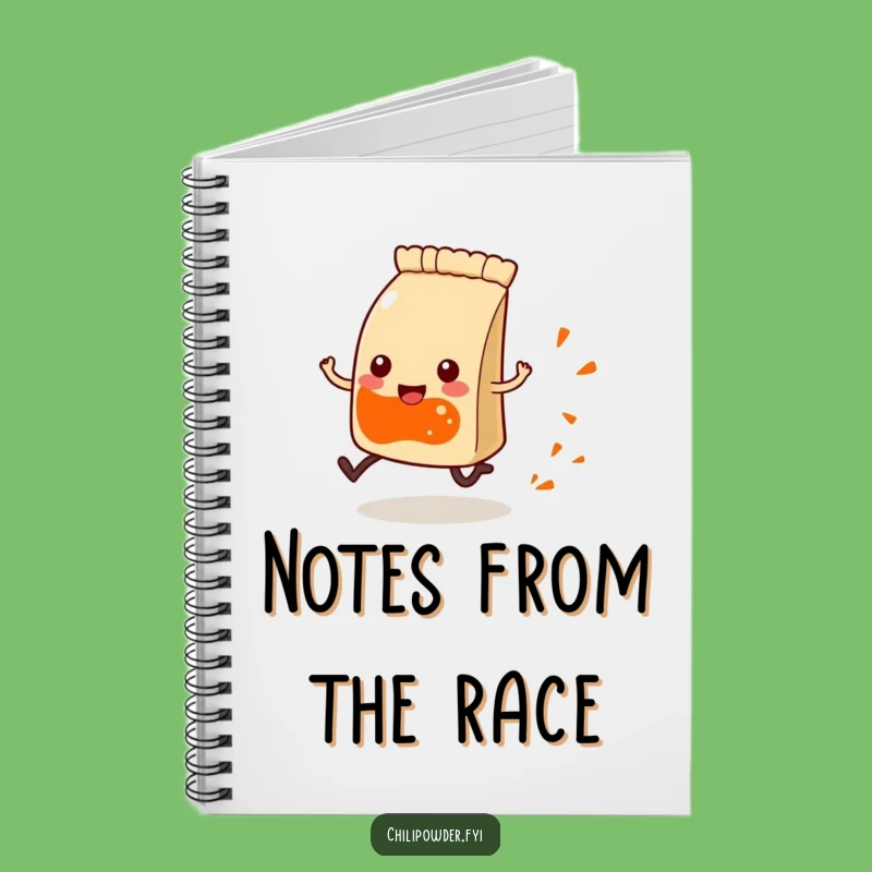Funny Kawaii Chili Pouch Running Notebook - Jot Down Active Ideas